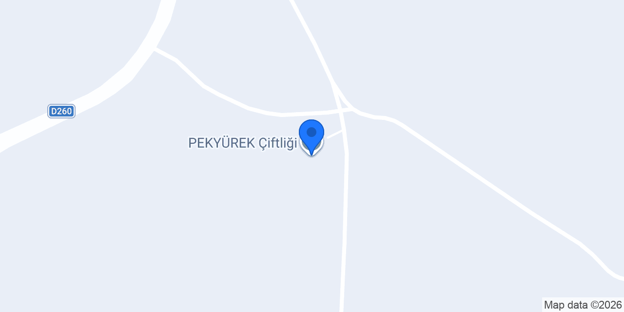 PEKYÜREK Çiftliği konumu