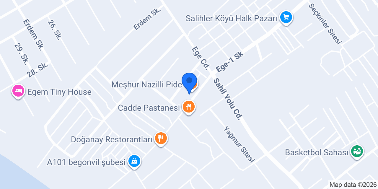 Boşnak Börekçisi konumu