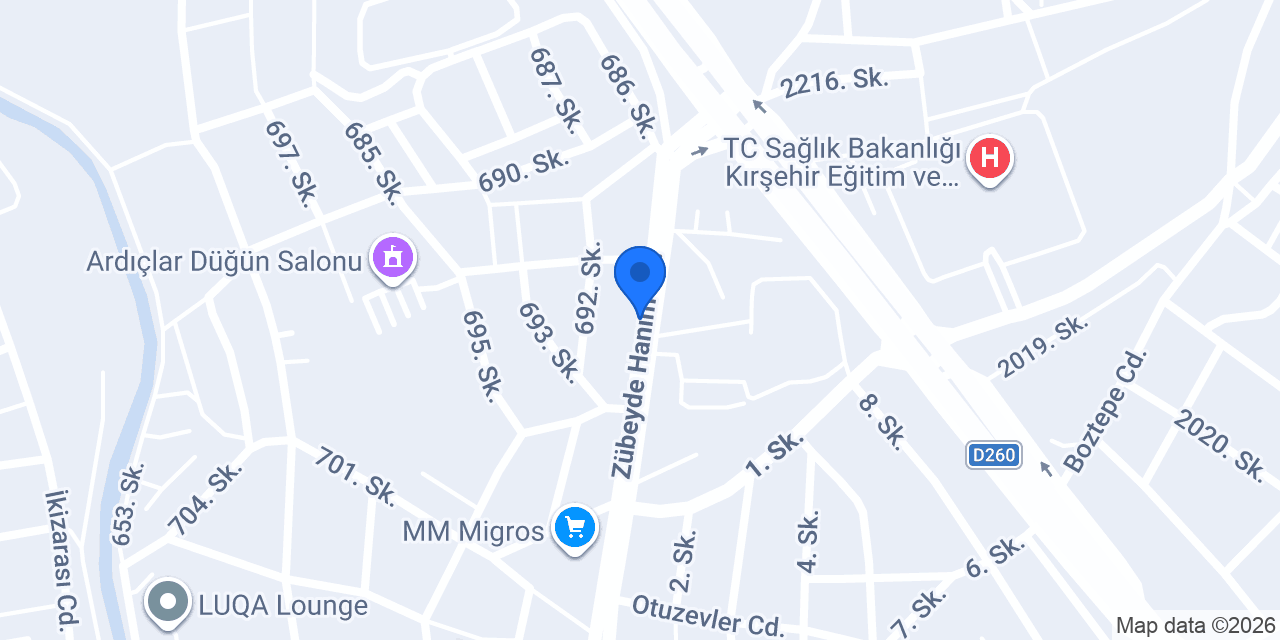 Kırşehir 4. Noterliği konumu
