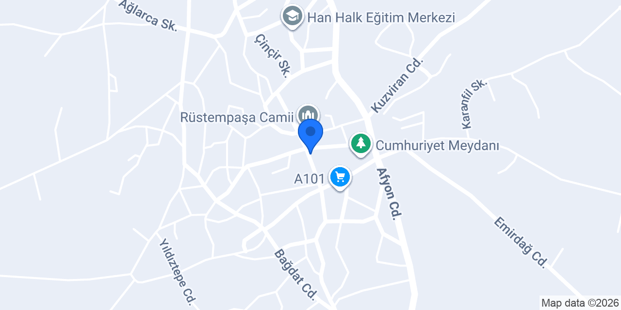 Han Eczanesi konumu