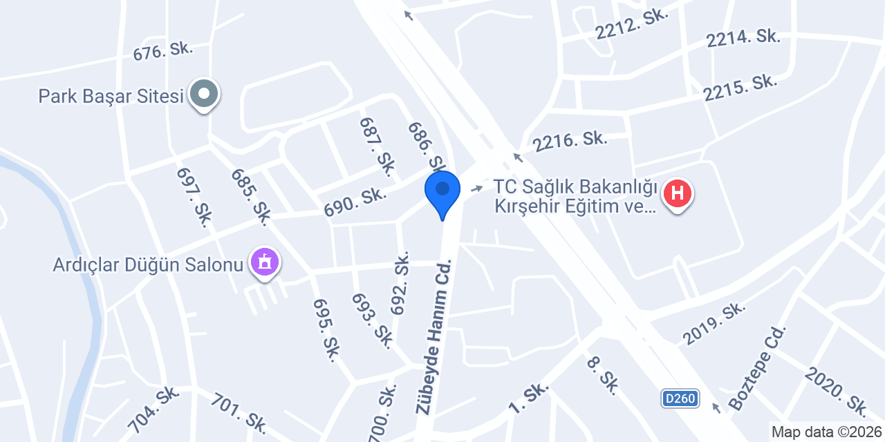 Yula Kids Academy Kırşehir konumu