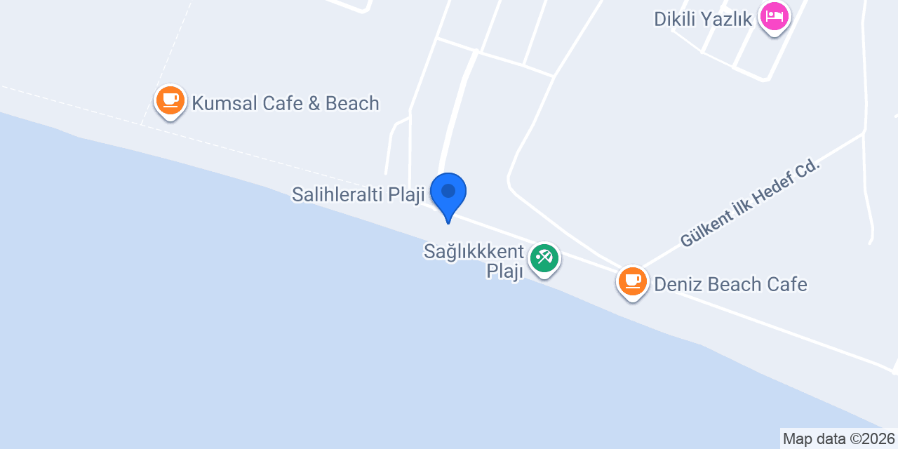 Efsane Beach konumu