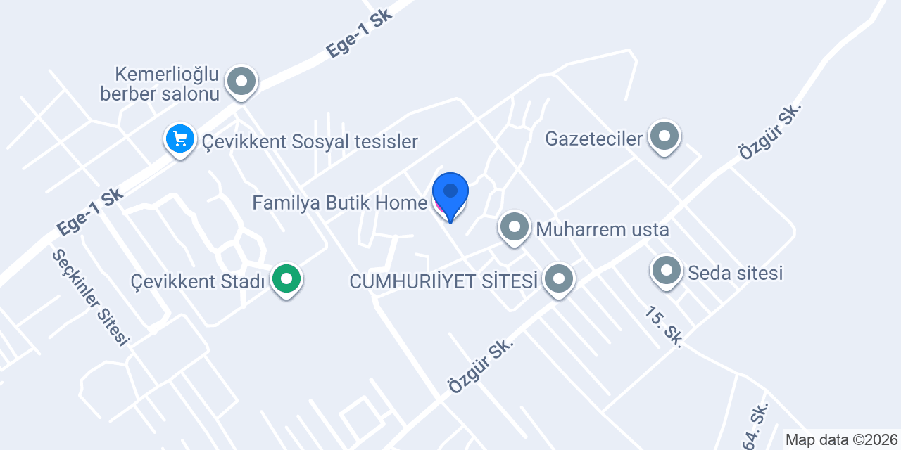 Familya Butik Home konumu