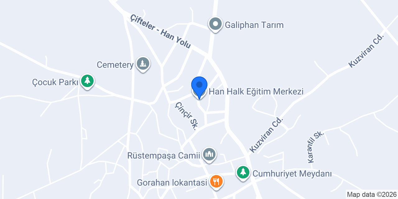 Tapu Müdürlüğü konumu