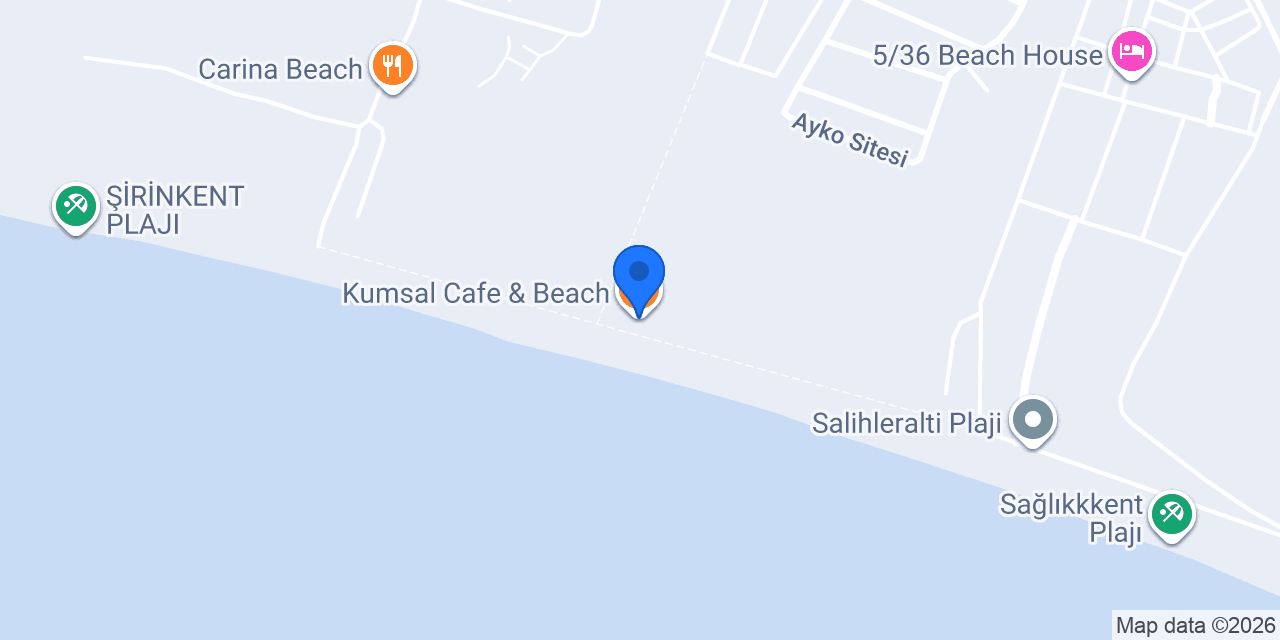 Kumsal Cafe & Beach konumu