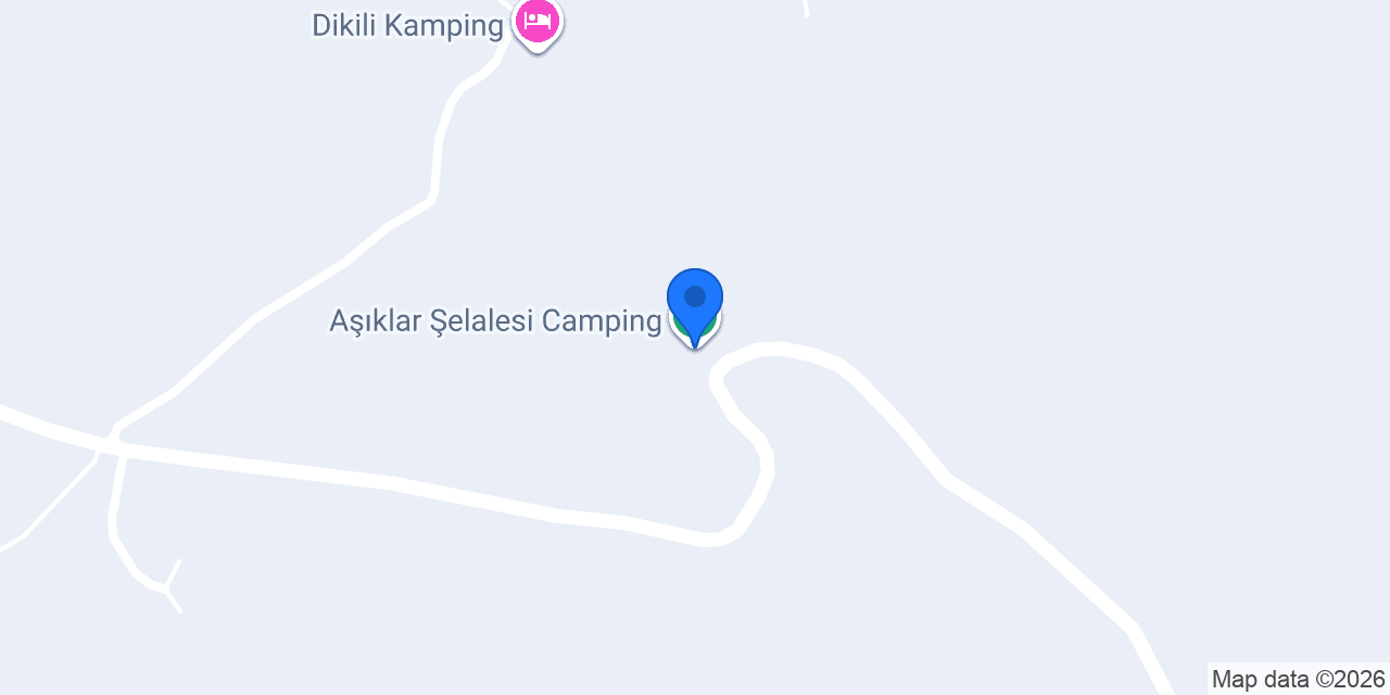 Aşıklar Şelalesi Camping konumu