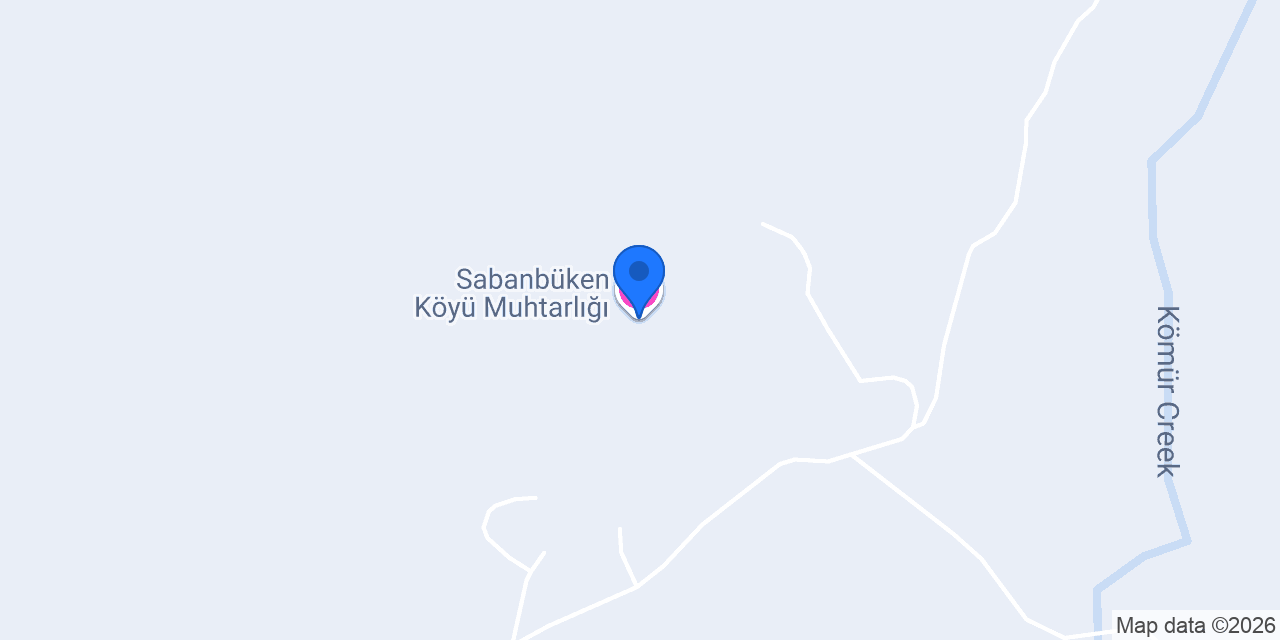 Sabanbüken Köyü Muhtarlığı konumu