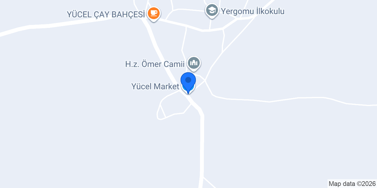 Yücel Market konumu