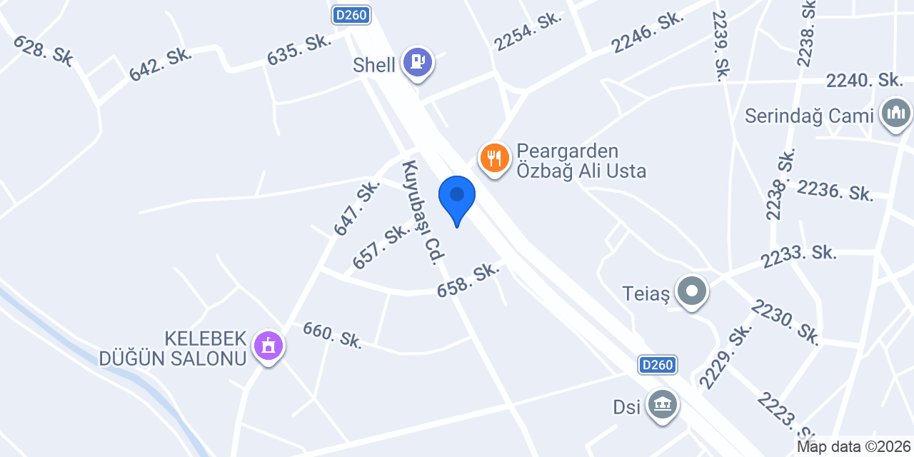Yüceer İlkokulu konumu