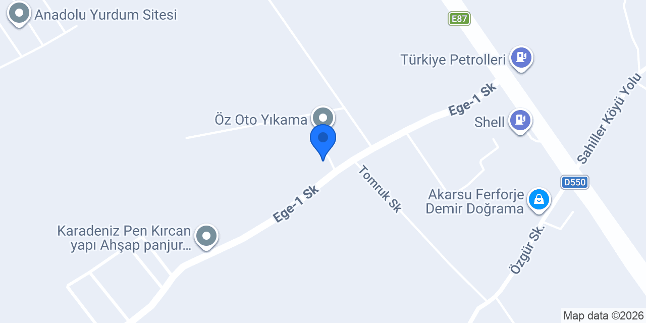Coşkun Ahşap konumu