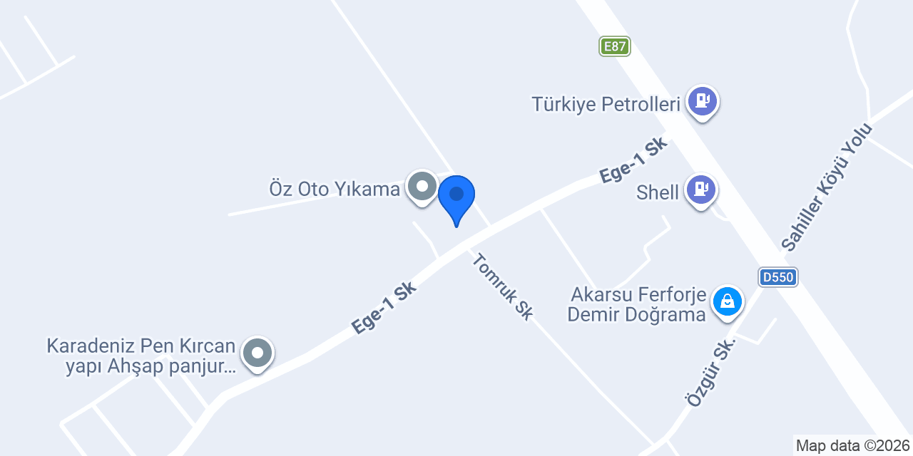 Favori Mobilya konumu