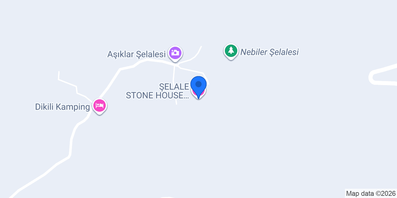 ŞELALE STONE HOUSE BOUTİQUE HOTEL konumu