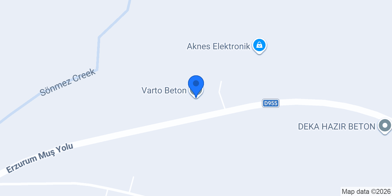 Varto Beton konumu