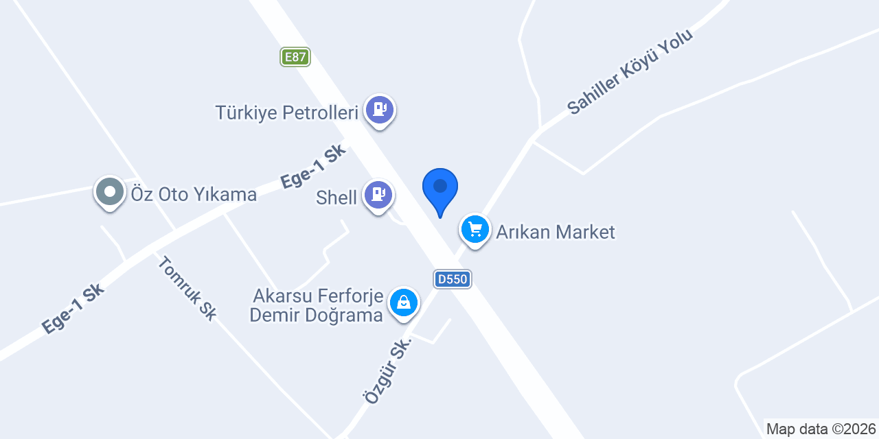 Doğanay Köfte konumu