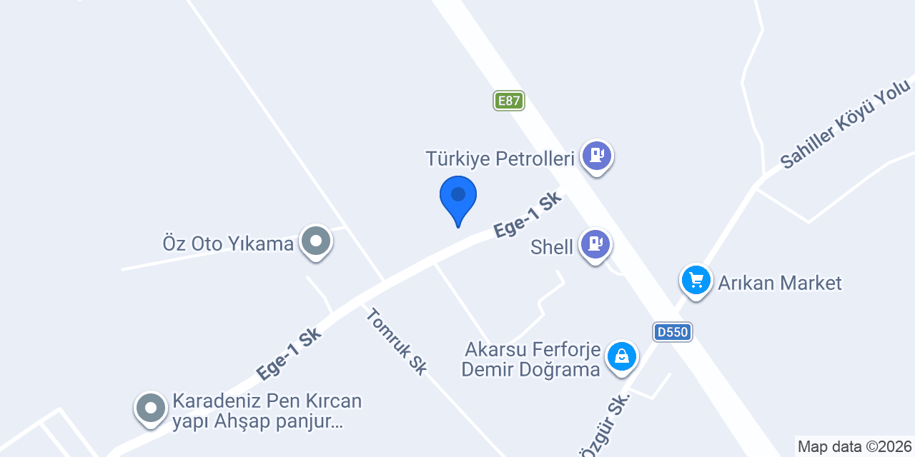 Damla Mobilya konumu