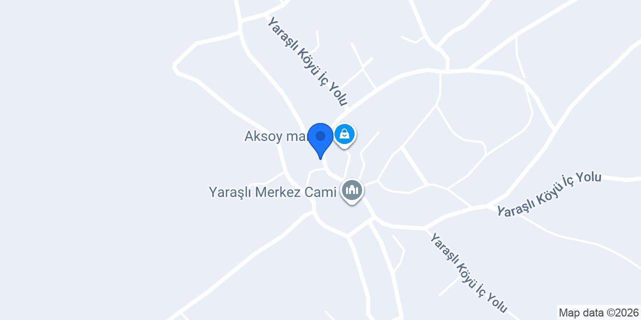 Yaraşlı köy konağı konumu