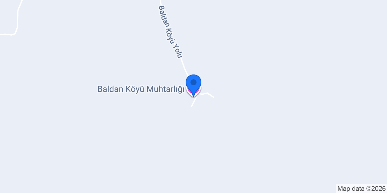 Baldan Köyü Muhtarlığı konumu