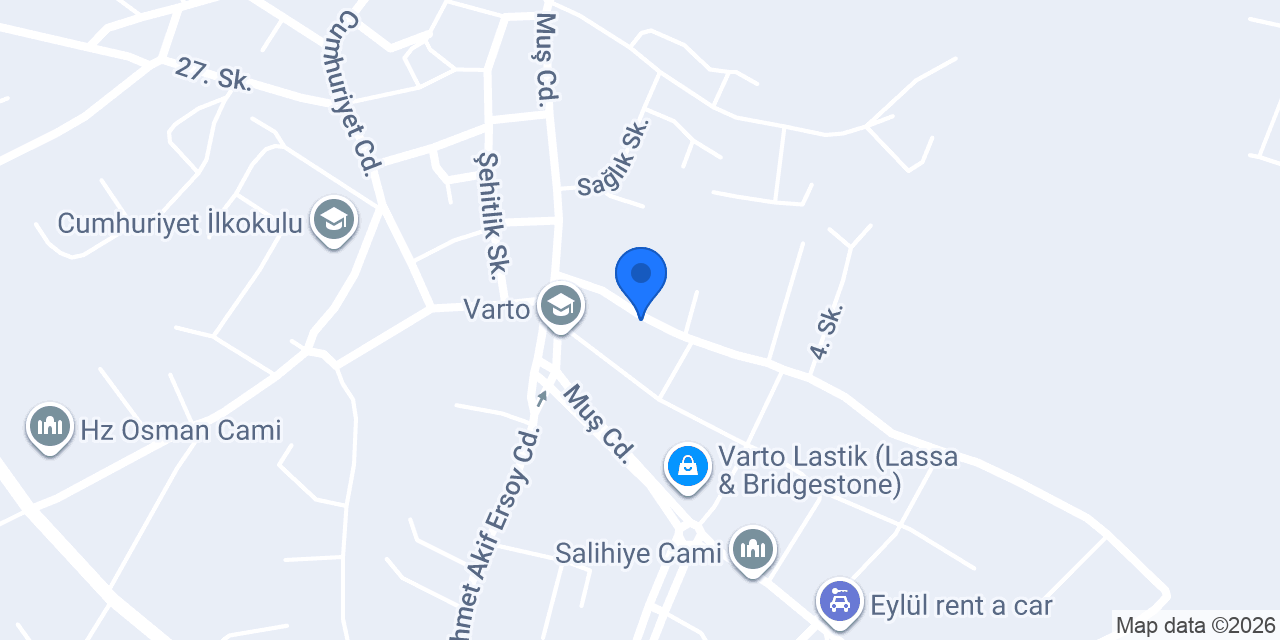 Varto Mobilya konumu
