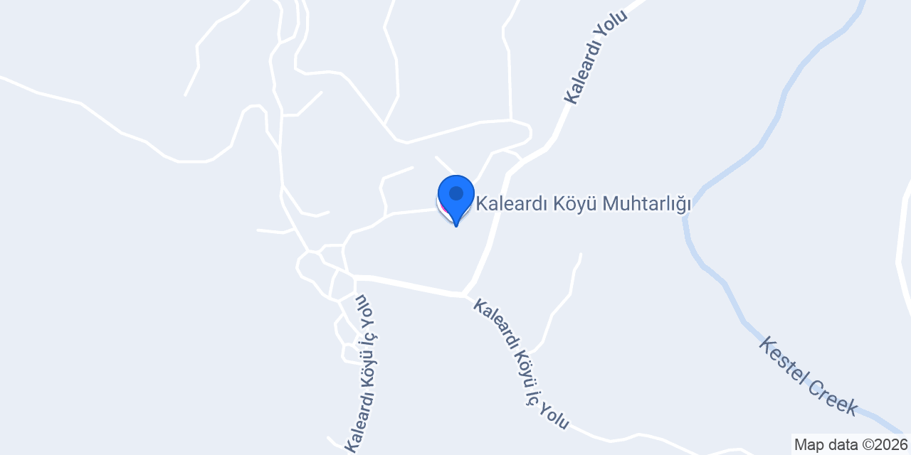 Kaleardı Köyü Muhtarlığı konumu