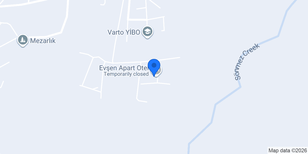 Evşen Apart Otel konumu
