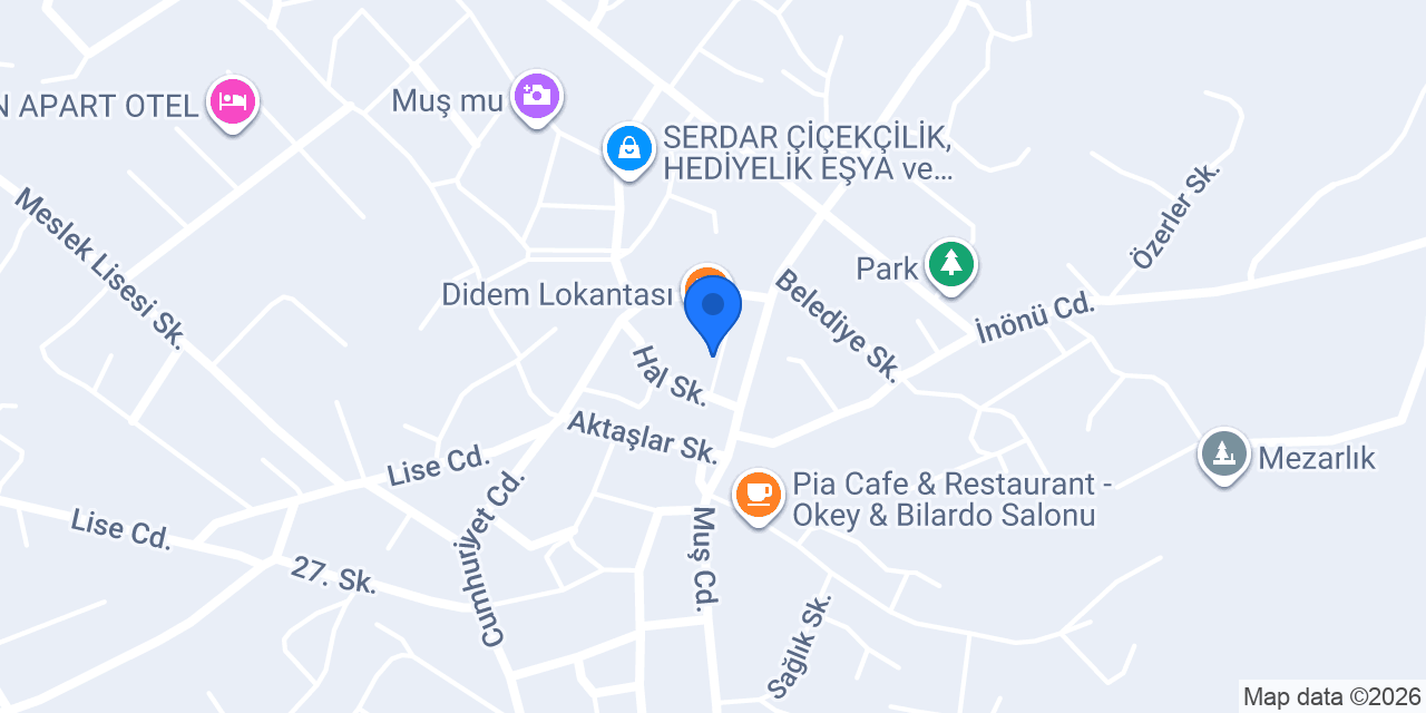 Varto tesisatçi konumu