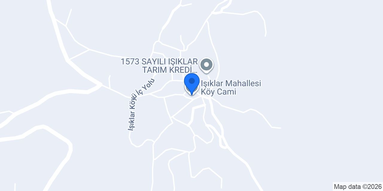 Işıklar Mahallesi Köy Cami konumu