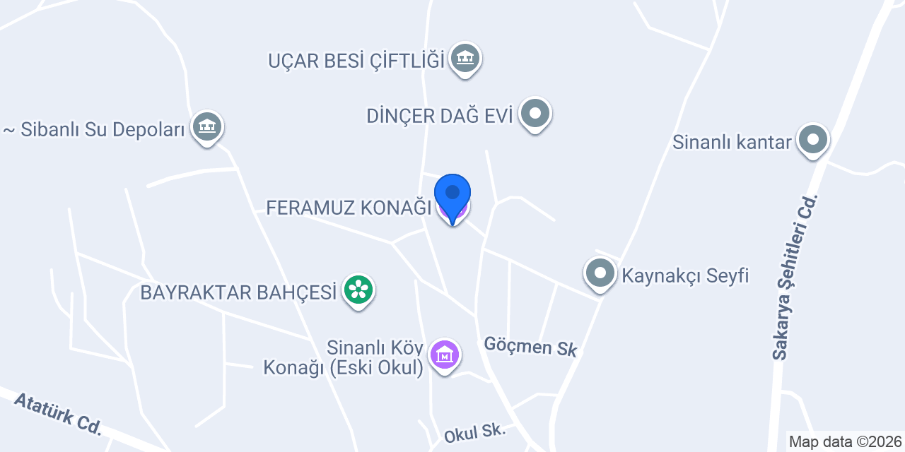 FERAMUZ KONAĞI konumu