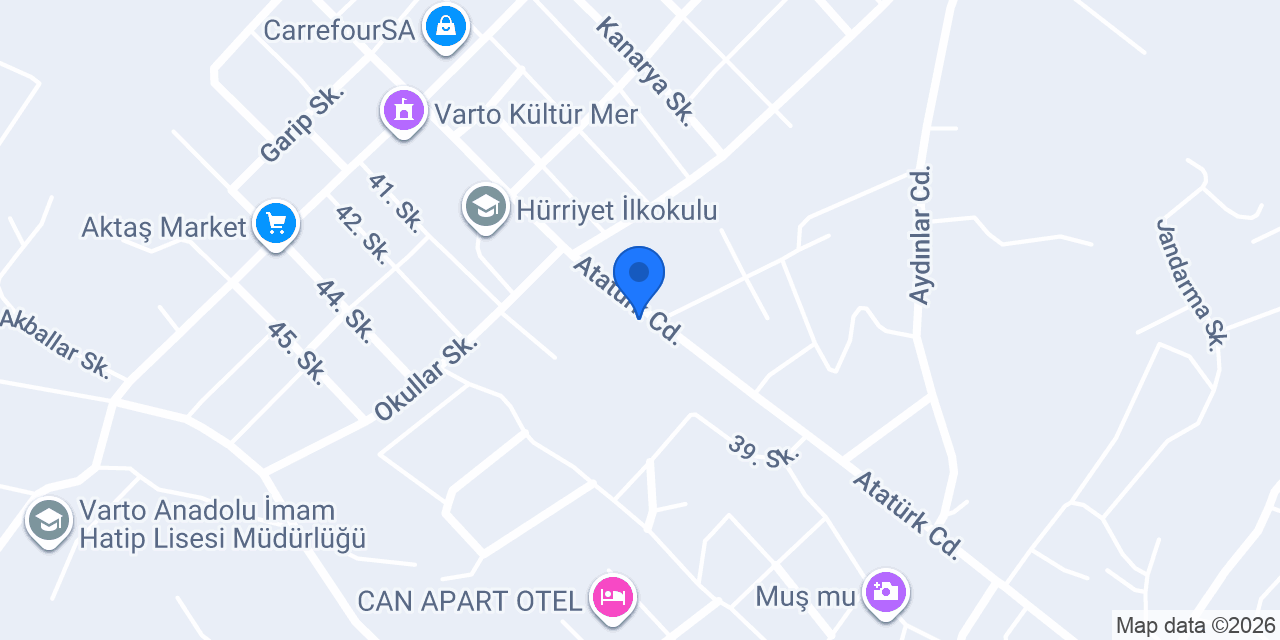Doğu tel konumu