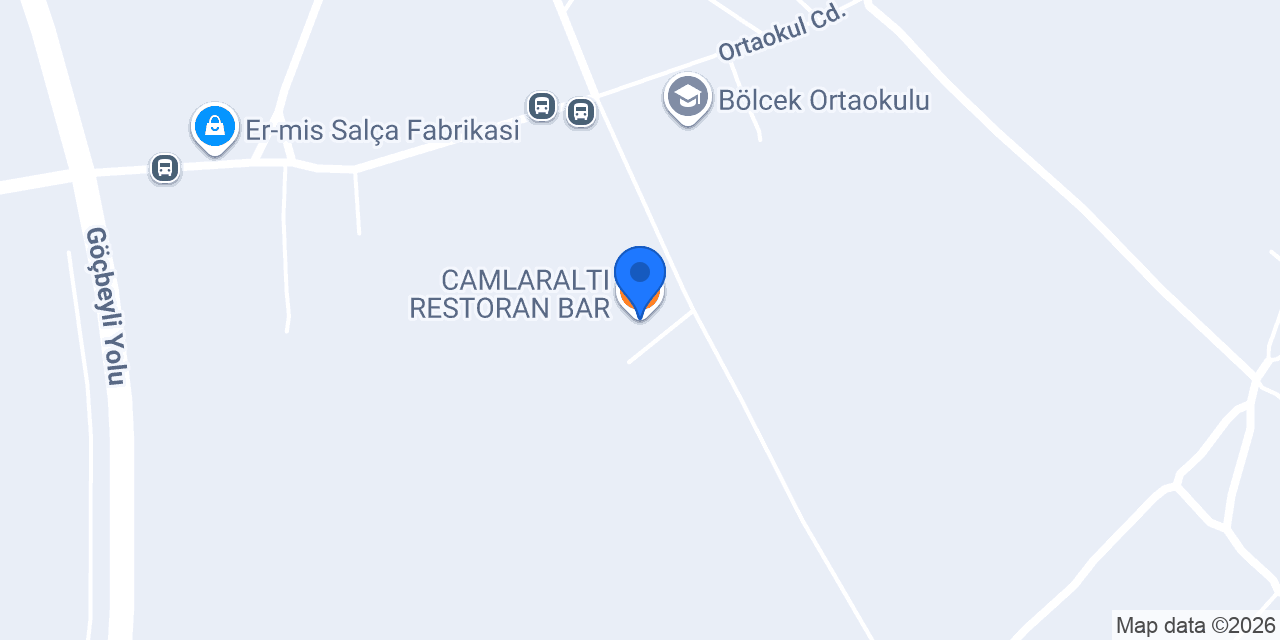 CAMLARALTI RESTORAN BAR konumu