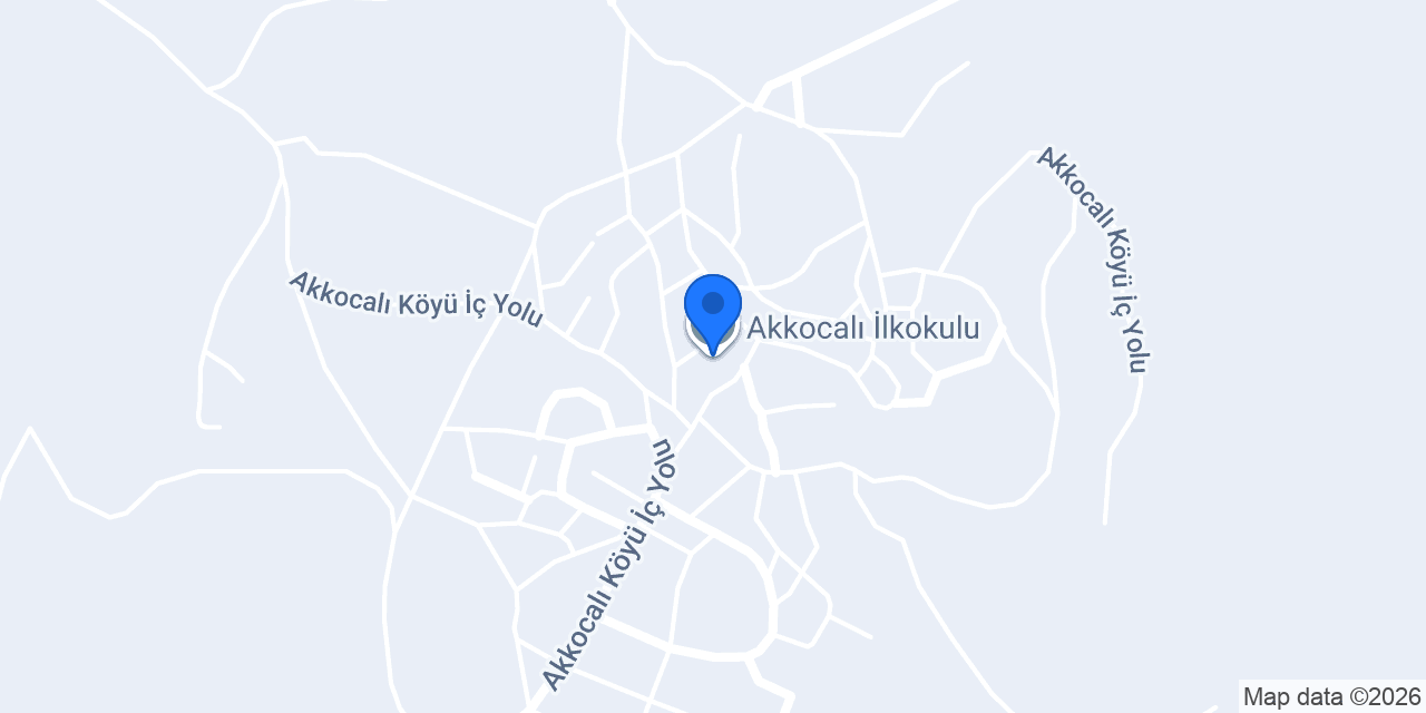 Akkocalı İlkokulu konumu