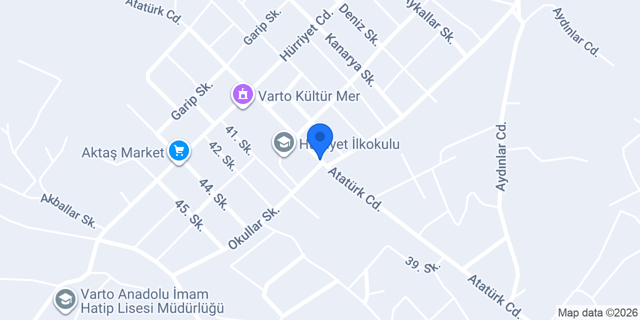 Özel Varto Sürücü Kursu konumu