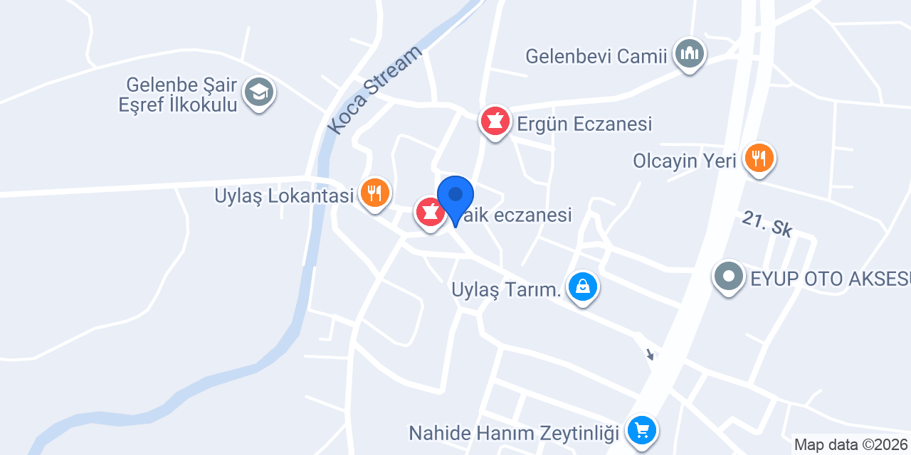 Şahan lokantası konumu