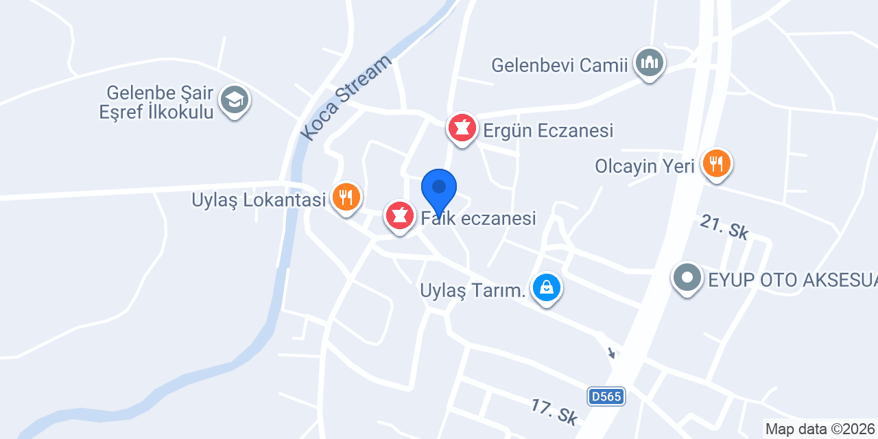 Aygaz Tüp Bayisi konumu