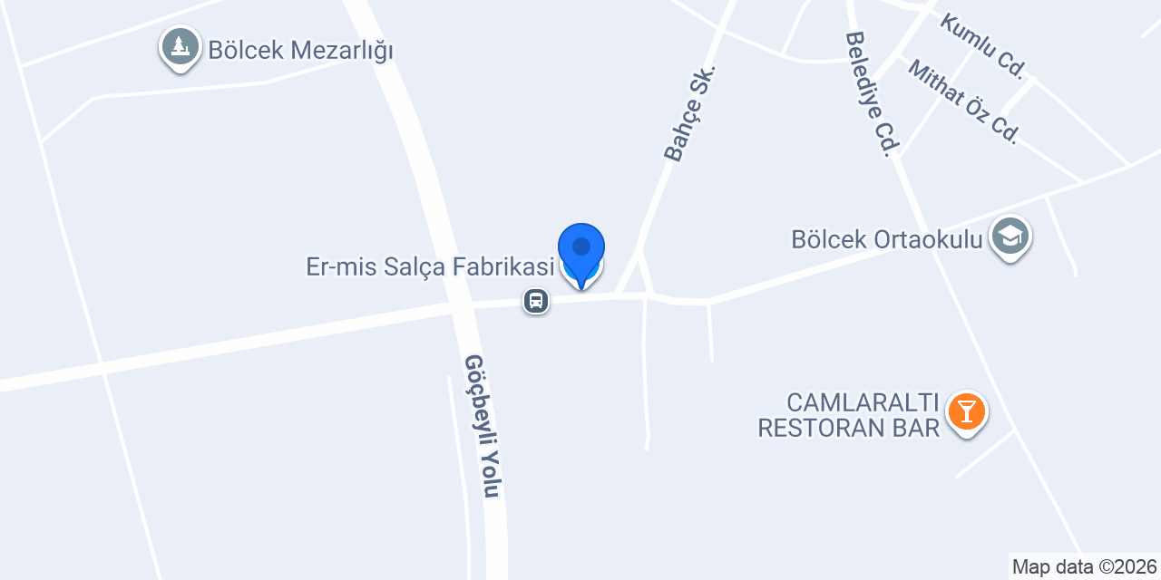 Er-mis Salça Fabrikasi konumu