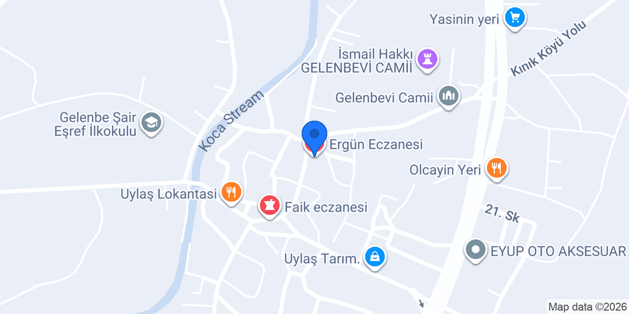 Ergün Eczanesi konumu