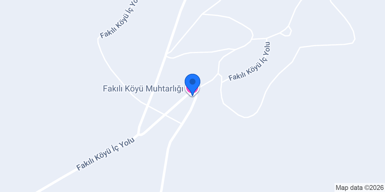 Fakılı Köyü Muhtarlığı konumu