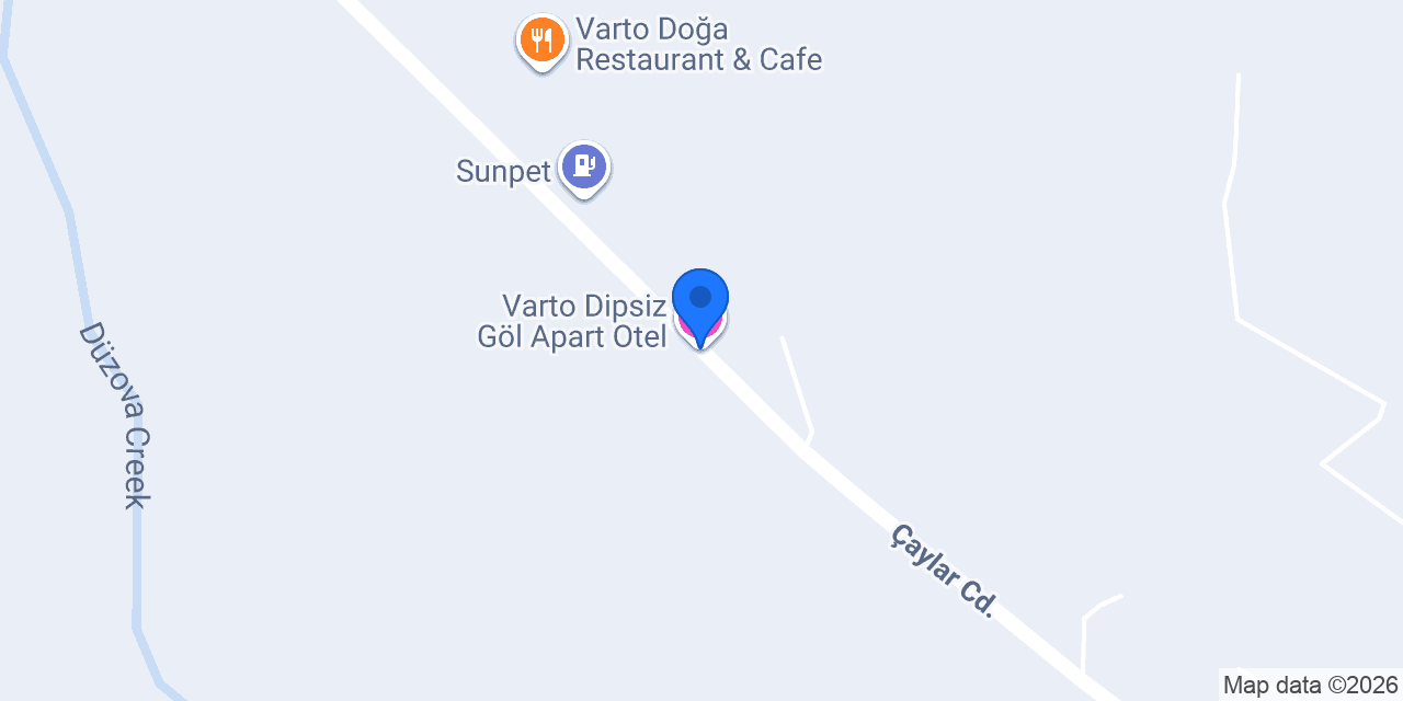 Varto Dipsiz Göl Apart Otel konumu