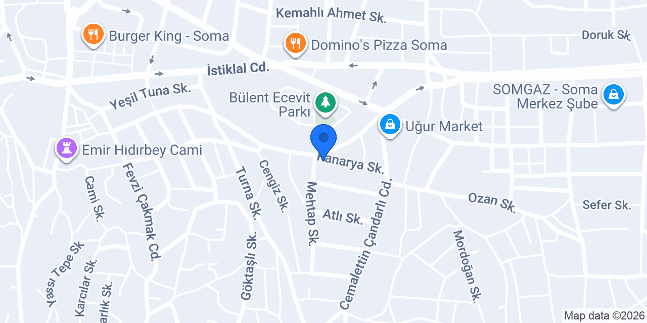Soma Halk Eğitim Merkezi konumu