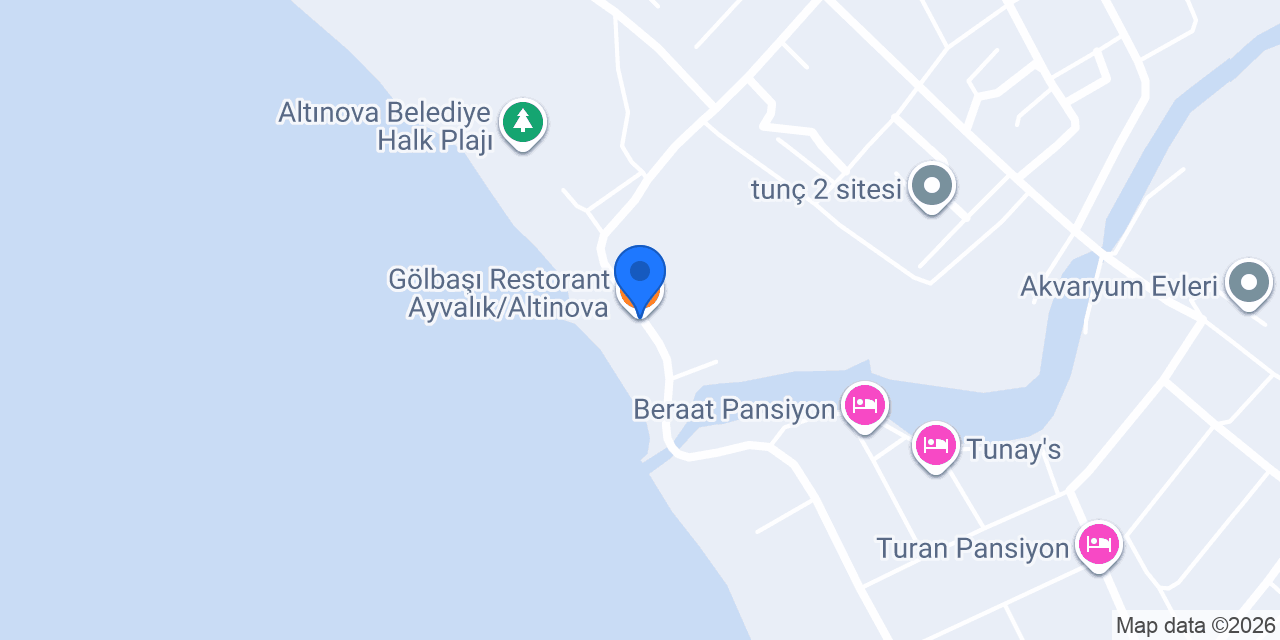 Gölbaşı Restorant Ayvalık/Altinova konumu