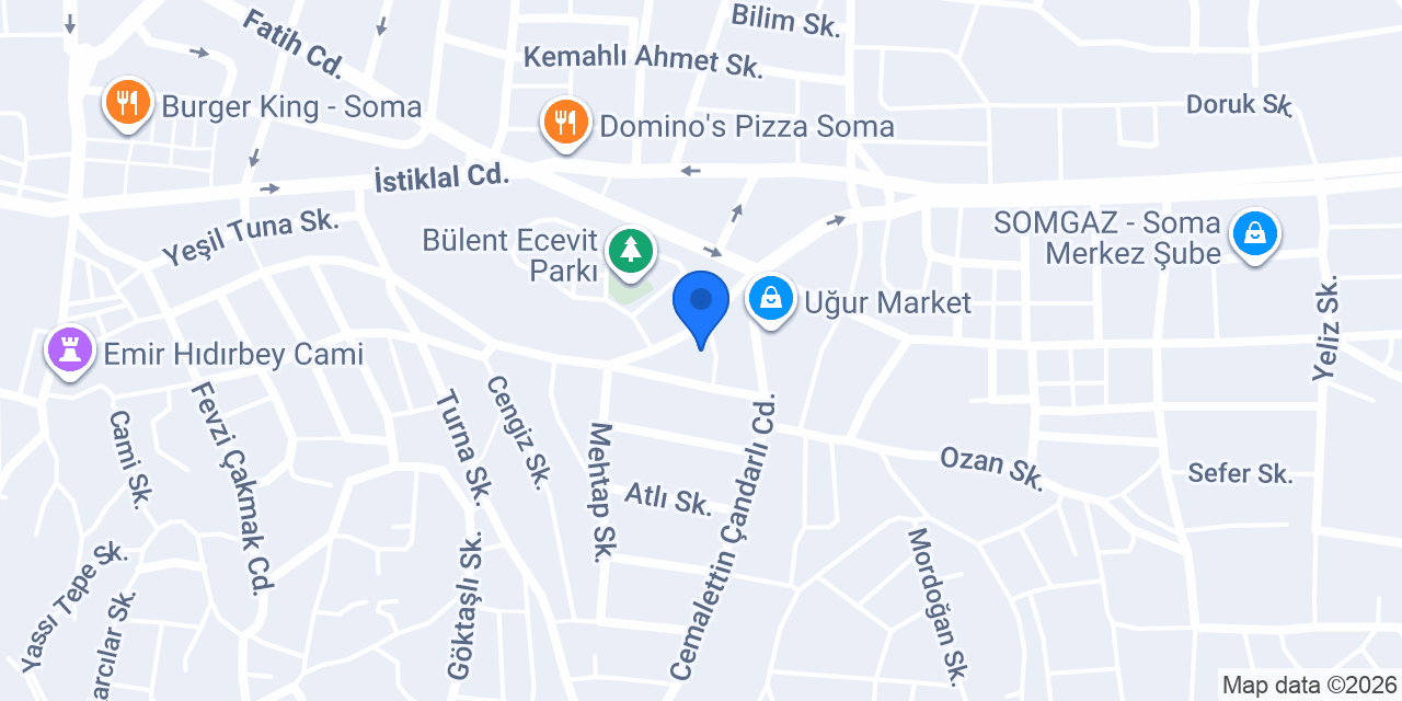 Soma 4 nolu Aile Sağlığı Merkezi konumu