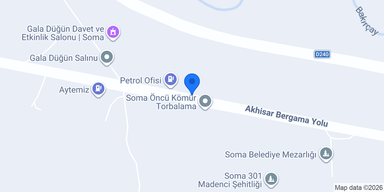 Bahçeci Kömür konumu