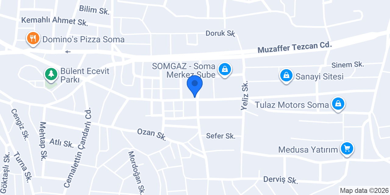 Ege Ulaşım - Soma Acentesi konumu