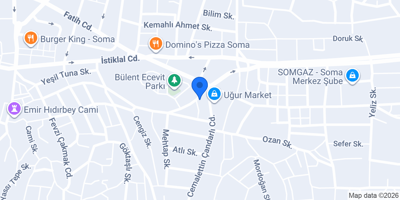 Öktem Eczanesi konumu