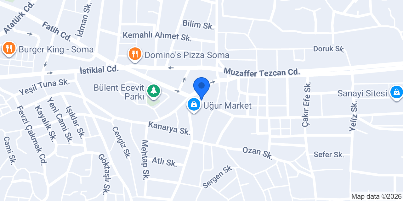 Zafer Ekmek Fırını konumu