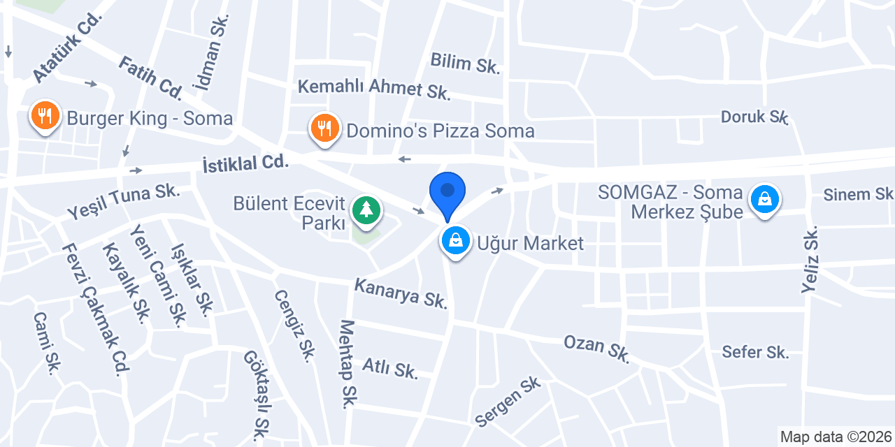Çetin Ticaret konumu