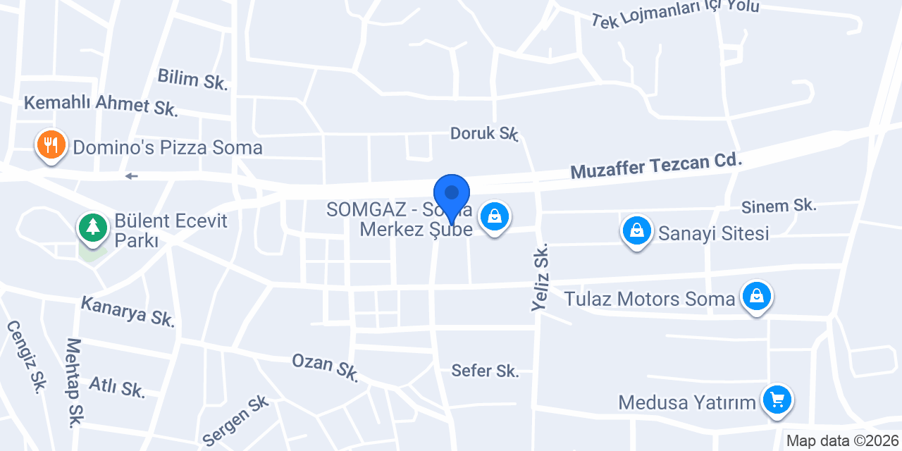 Soma Hasarlı Oto konumu