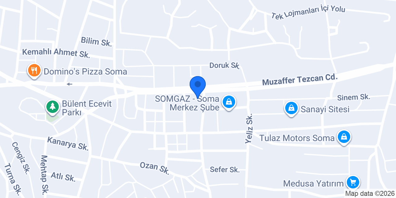 Soma Cam balkon hizmetleri konumu