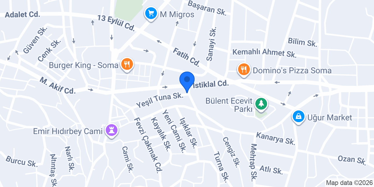 SOMA BirAL-TUR konumu