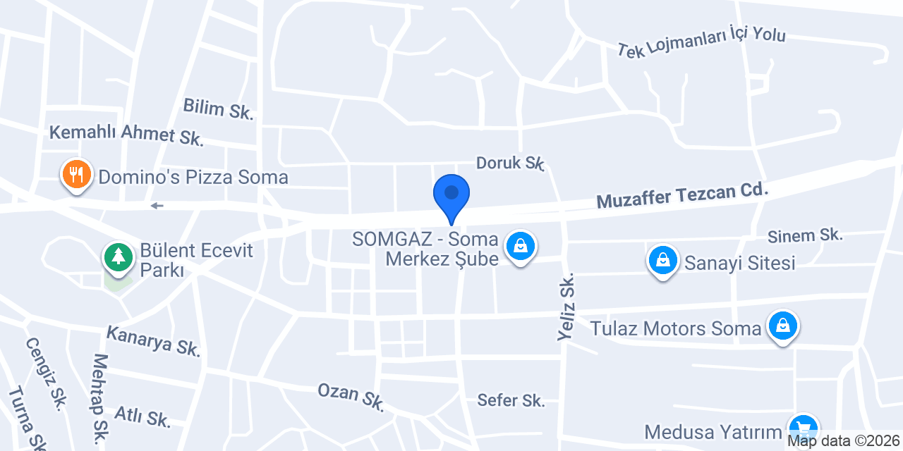 Ata Lastik Market konumu