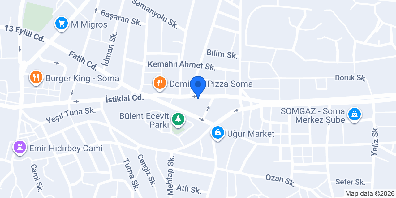 Soma Çetmen konumu